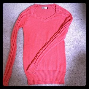 Coral sweater